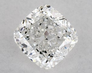 GIA 0.80 Carat F-SI1 Ideal Cut Cushion Modified Diamond